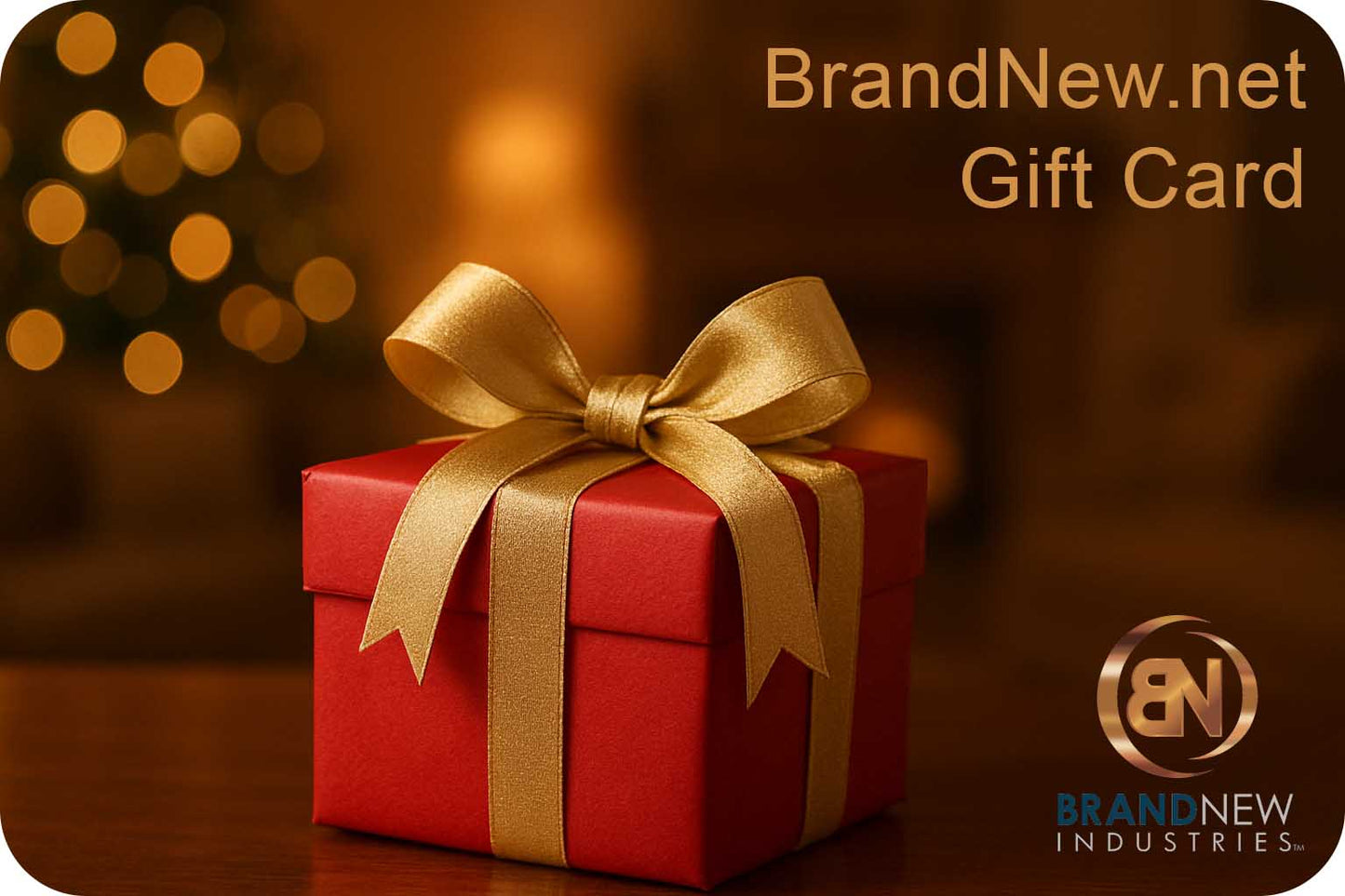 image of a gift card from BrandNew.net