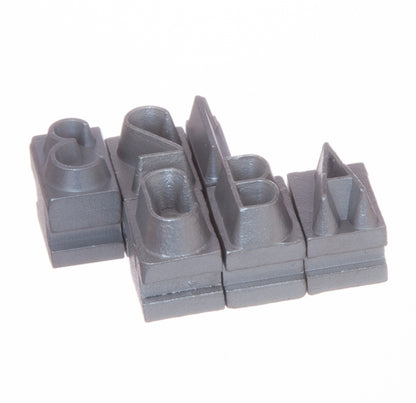 1/2″ Tall Characters – Stainless Steel Interchangeable Letters, Numbers, and Other Characters