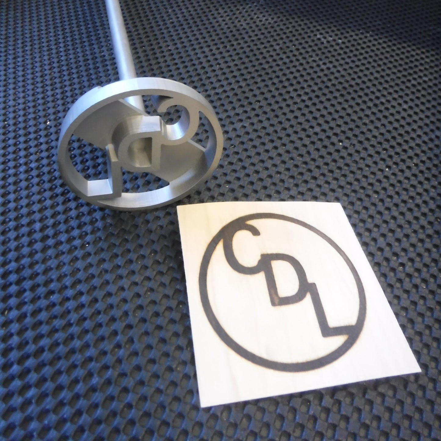 3-Initial Western Style Monogram Branding Iron