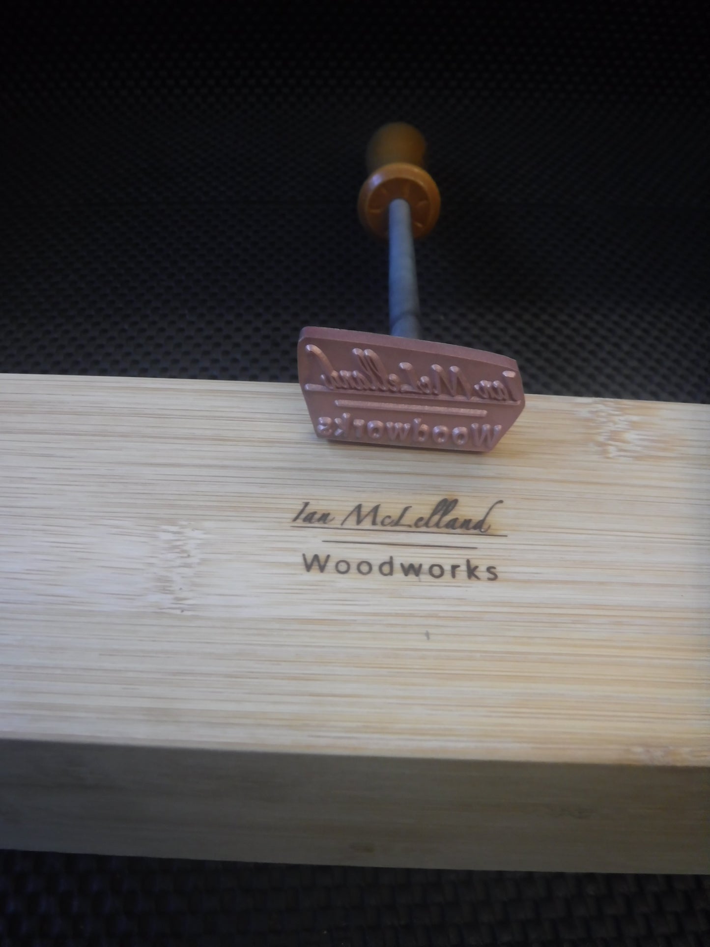 Personalized Branding Iron Templates - Wood & Leather Stamp