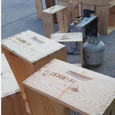 BBB Propane Torch Branding Iron - Bee Box, Pallet, Scaffold Branding Iron