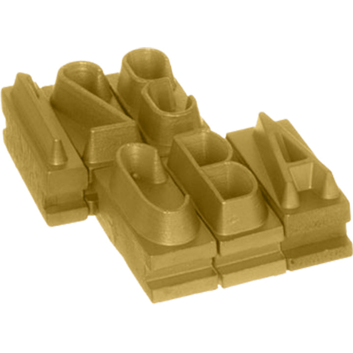 1″ Tall Characters – Brass Interchangeable Letters, Numbers, and Other Characters