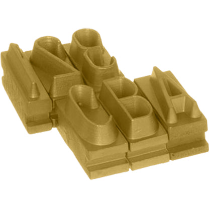 1″ Tall Characters – Brass Interchangeable Letters, Numbers, and Other Characters