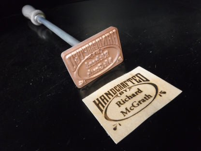 Personalized Branding Iron Templates - Wood & Leather Stamp