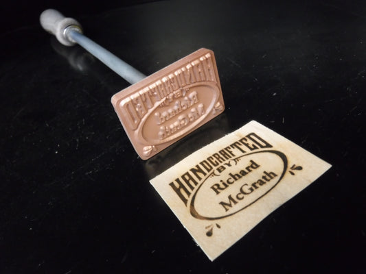 Personalized Branding Iron Templates - Wood & Leather Stamp