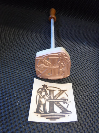 Custom Branding Irons - Standard Relief, Any Design, Flame Heated or Electric