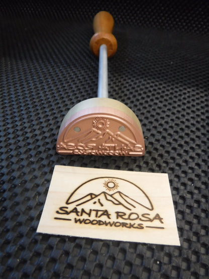 Custom Branding Irons - Standard Relief, Any Design, Flame Heated or Electric