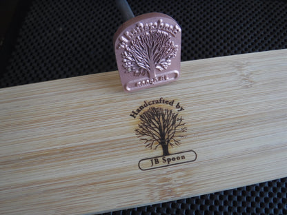 Personalized Branding Iron Templates - Wood & Leather Stamp