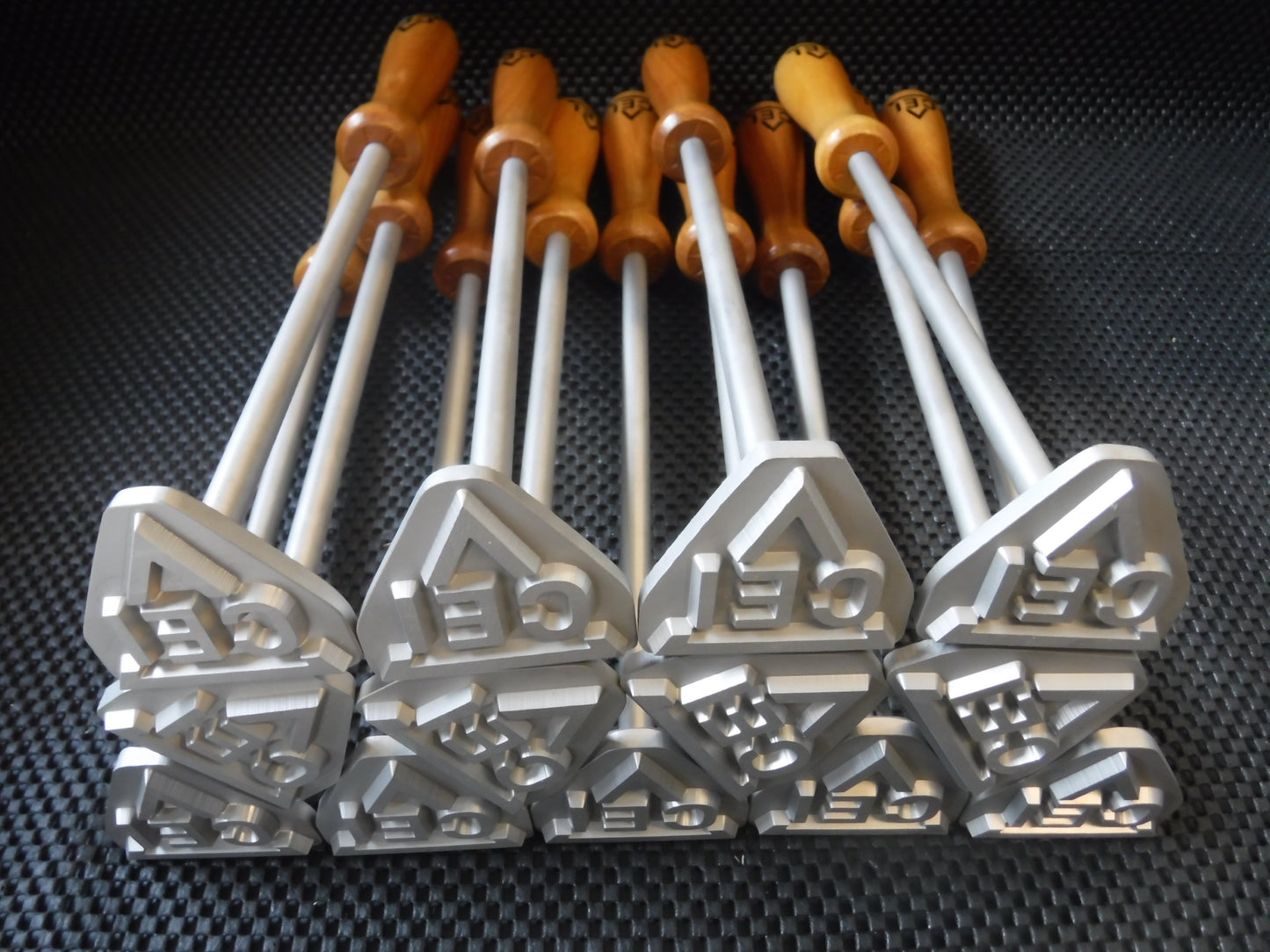 Custom Steel Logo Branding Irons - Any Logo or Design, Flame Heated