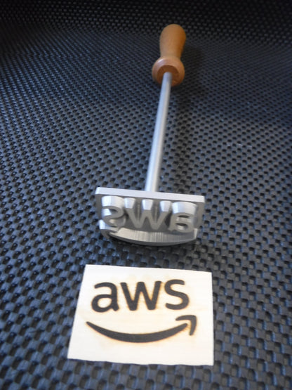 Custom Steel Logo Branding Irons - Any Logo or Design, Flame Heated