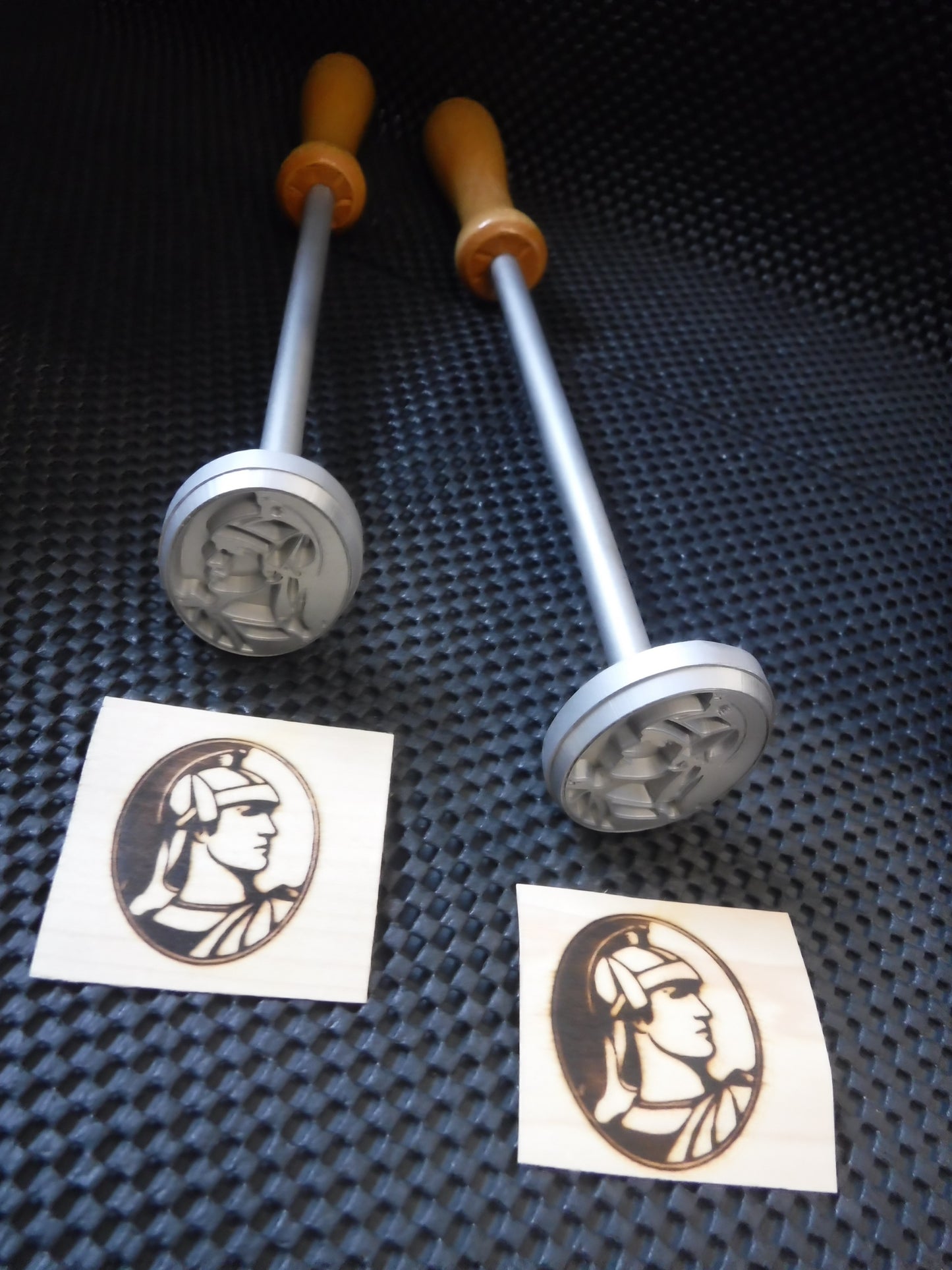 Custom Steel Logo Branding Irons - Any Logo or Design, Flame Heated