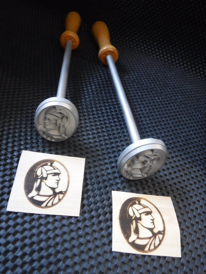 Custom Steel Logo Branding Irons - Any Logo or Design, Flame Heated