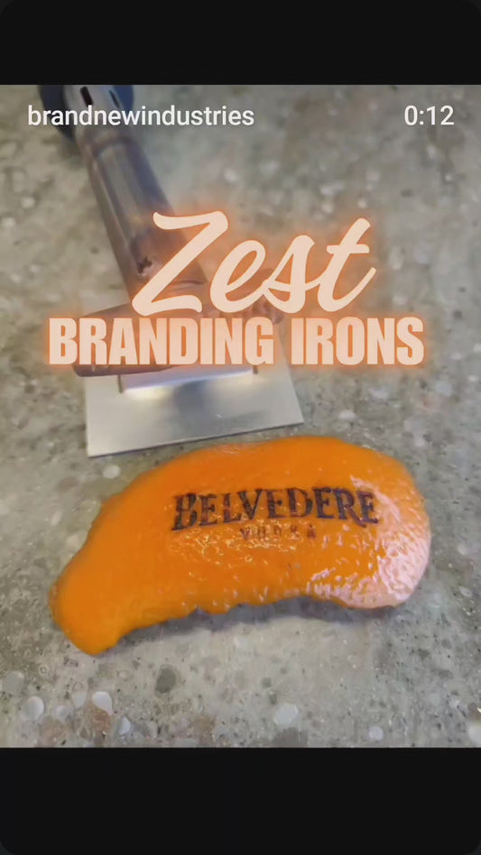 Zest Branding Irons – Custom Logo Fruit Peel Marker